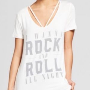 Lyric Culture Graphic T-Shirt Rock and Roll